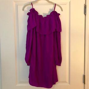 Ruffle, Off the Shoulder Dress